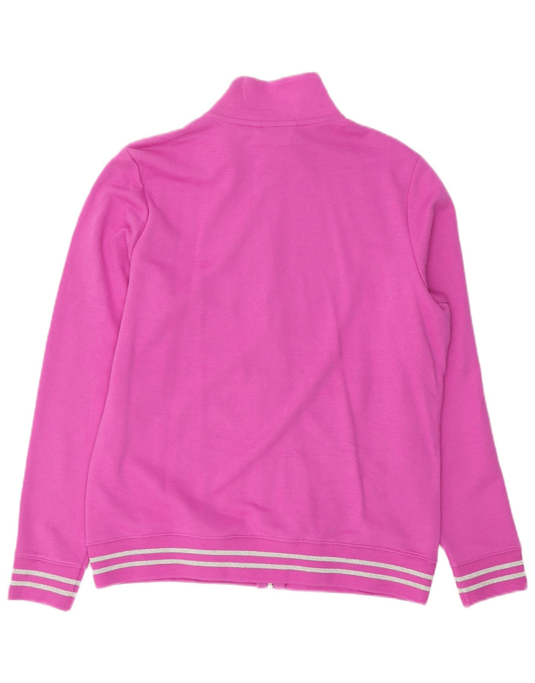 PUMA Womens Tracksuit Top Jacket UK 14 Grande Algodão Rosa