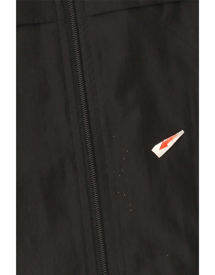Adidas Mens Tracksuit Top Jacket UK 42/44 Grande Preto Colorblock Poliéster