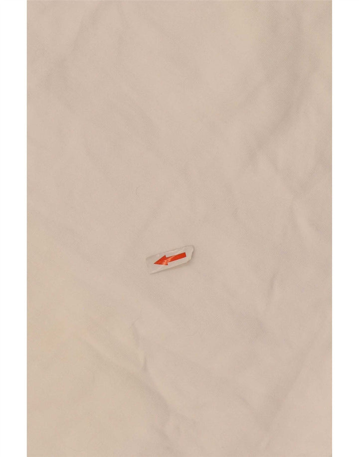Camiseta masculina Zara Top médio algodão branco