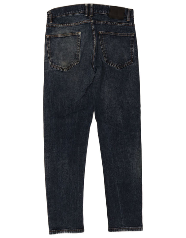 Zara Mens Jeans Slim EU42 Grande W32 L28 Azul Marinho