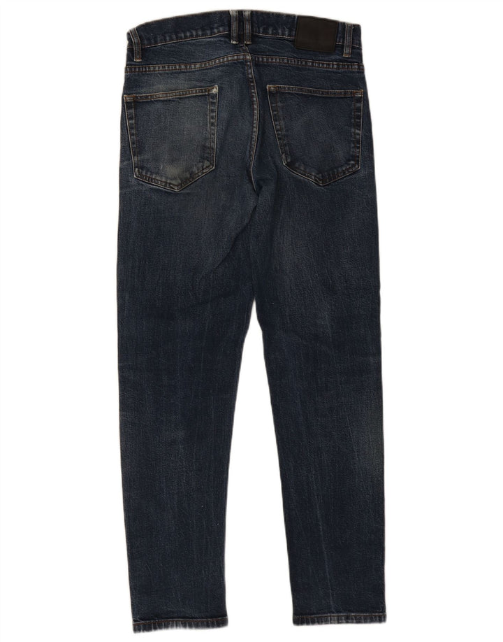 Zara Mens Jeans Slim EU42 Grande W32 L28 Azul Marinho
