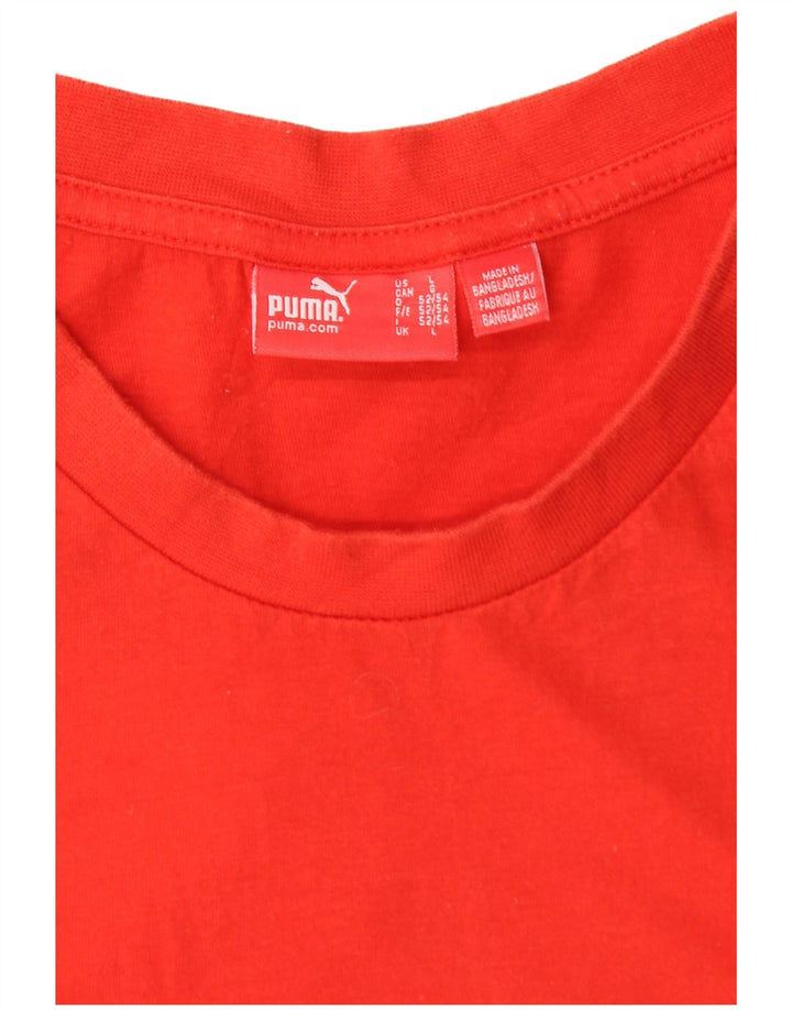 Puma Mens Graphic Vest Top Grande Vermelho