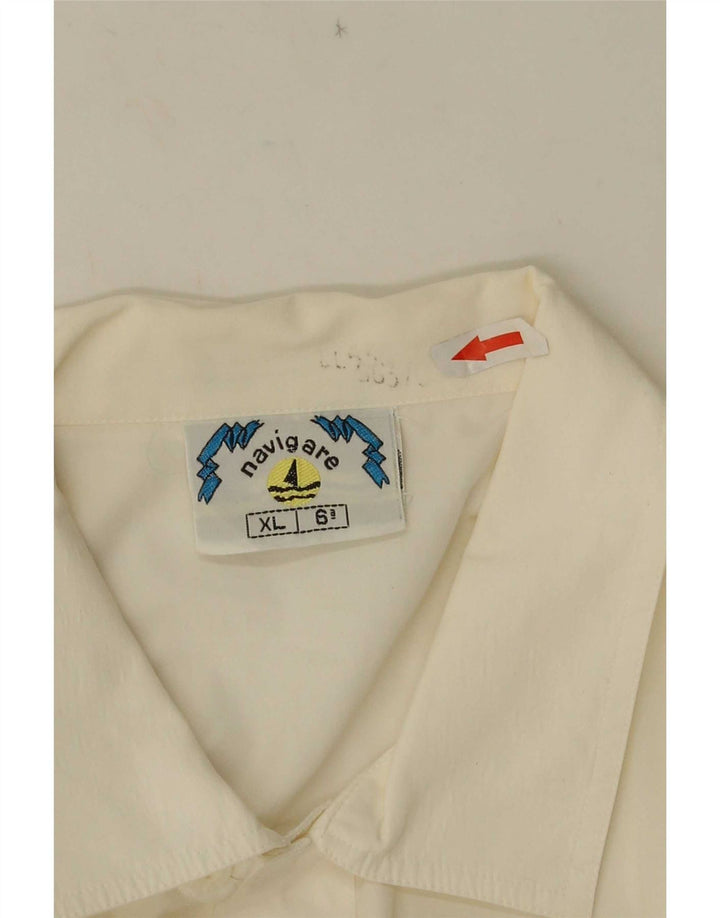 Camisa masculina de manga curta Navigare XL branca