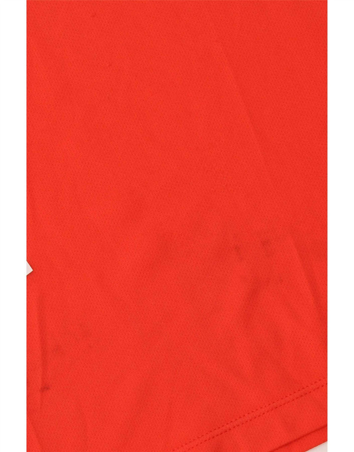 Camisa polo masculina Nike Dri Fit grande laranja colorblock poliéster