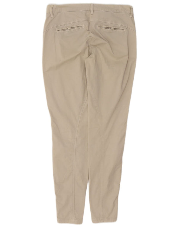Trussardi Calça Chino Feminina Skinny IT 42 Médio W28 L29 Bege