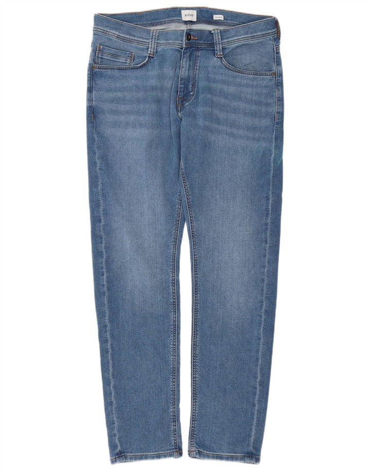 Jeans cônicos masculinos Mustang W32 L32 azul