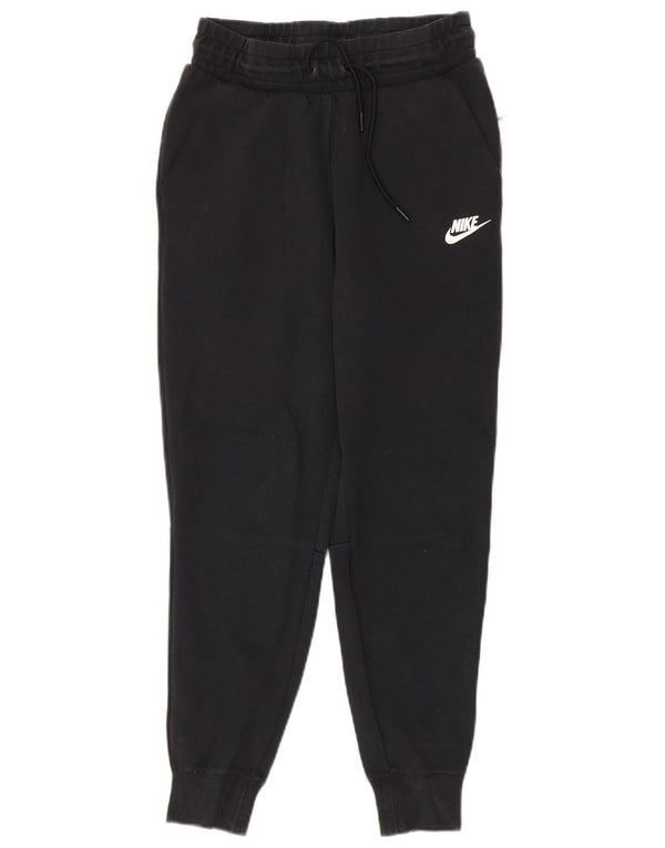 Calça de treino feminina Nike Joggers UK 4 XS algodão preto