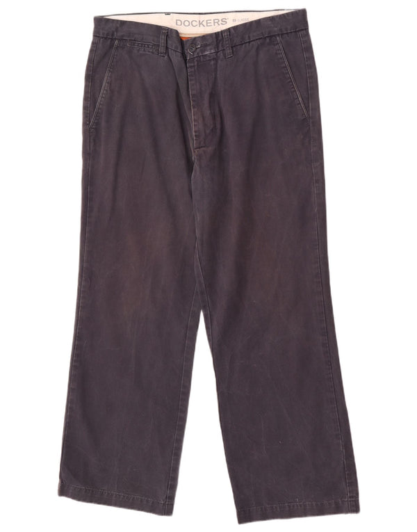 Calça Dockers masculina Classic Fit Chino W34 L29 algodão azul marinho