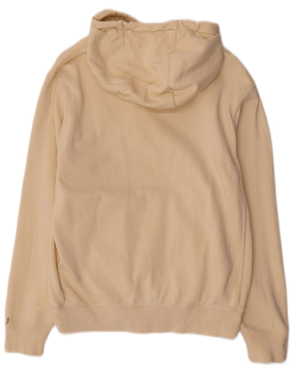 Nike Mens Hoodie Jumper Pequeno Off White Algodão