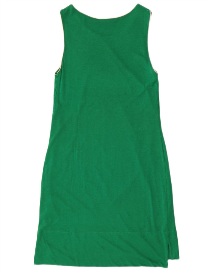 Vestido feminino Massimo Dutti sem mangas UK 8 pequeno verde