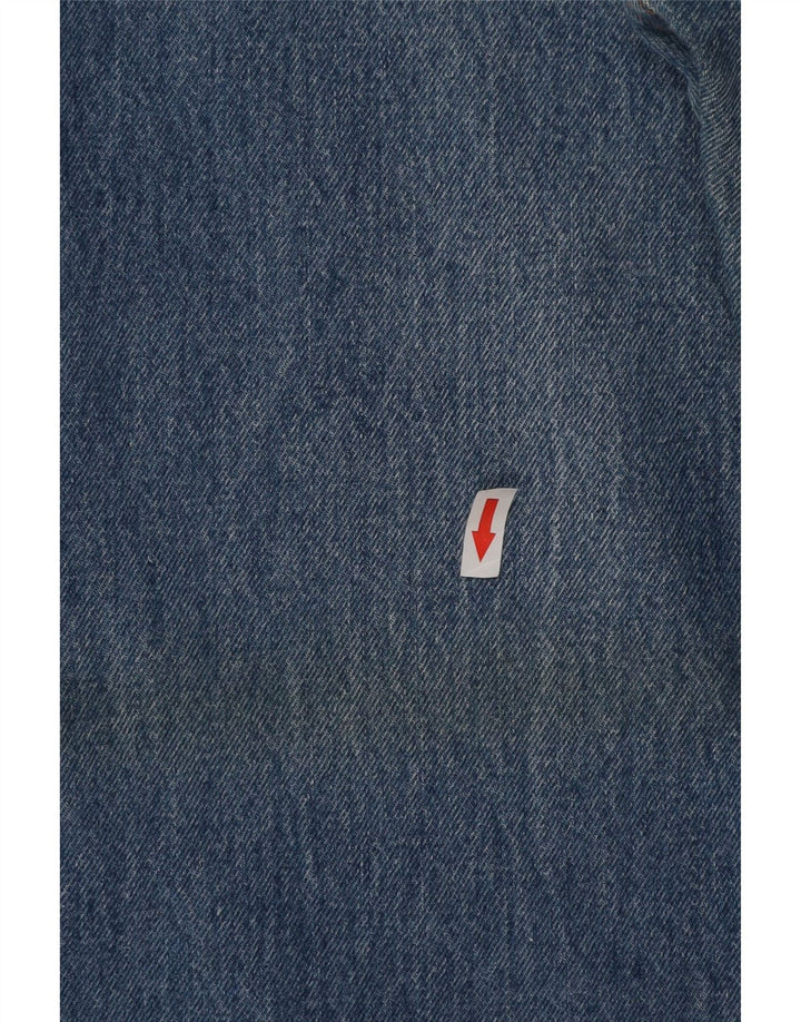 Levi's Masculino 501 Straight Jeans W32 L28 Azul Algodão