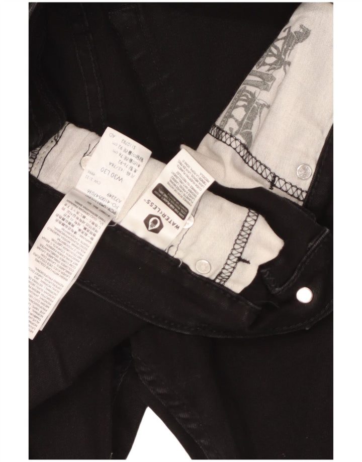 Levi's Masculino 511 Slim Jeans W30 L30 Algodão Preto