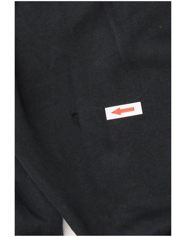 Calça de treino masculina Nike joggers grande algodão azul marinho