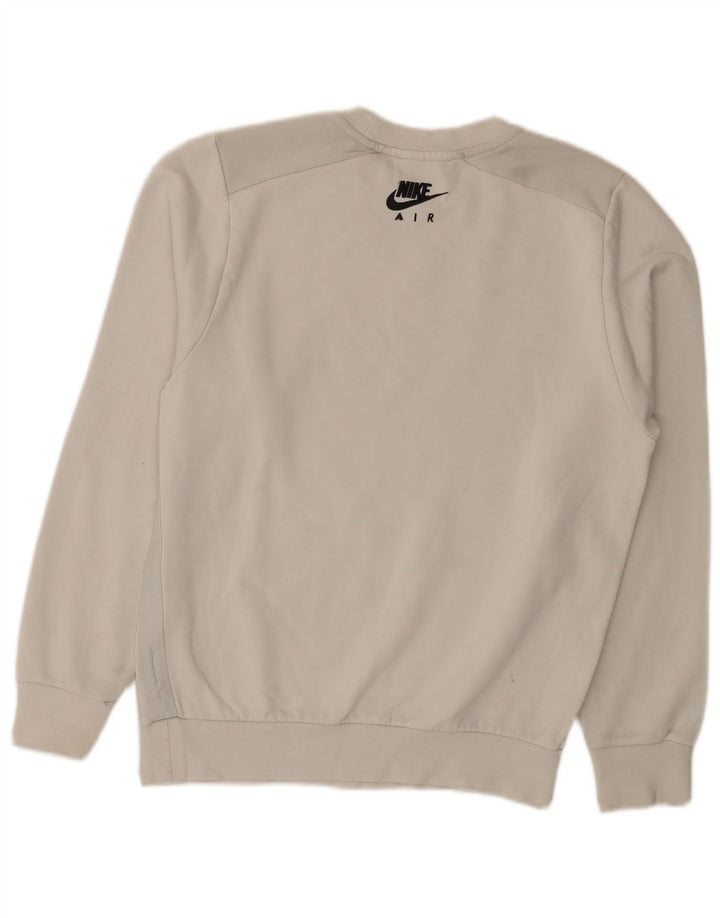 Moletom gráfico masculino Nike Jumper XS algodão branco