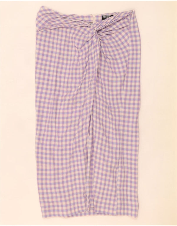 Saia maxi feminina Zara grande W32 roxo guingão