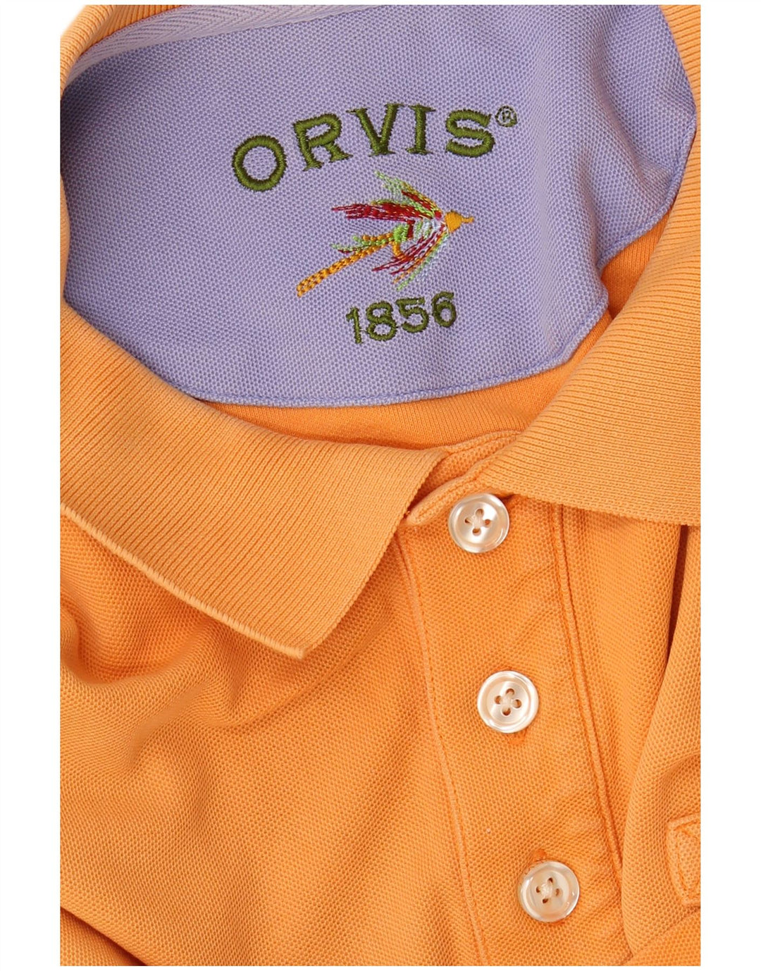 Camisa polo masculina Orvis 3XL laranja