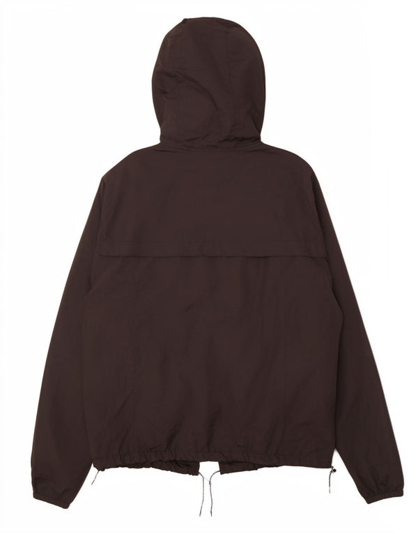 Jaqueta de chuva masculina Billabong com capuz UK 40 poliéster preto grande