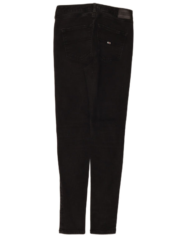 Jeans skinny feminino Tommy Hilfiger W28 L32 algodão preto