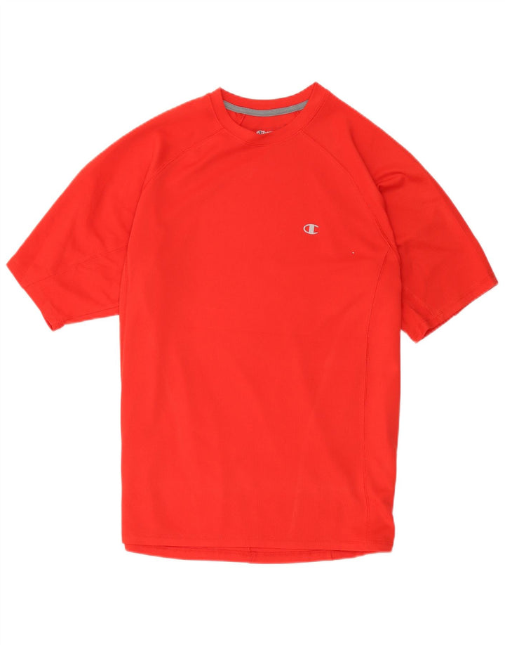 Camiseta masculina Champion grande poliéster vermelho