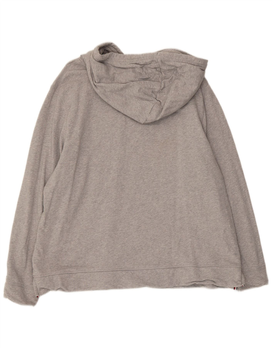 Tommy Hilfiger moletom com capuz gráfico masculino 2XL algodão cinza