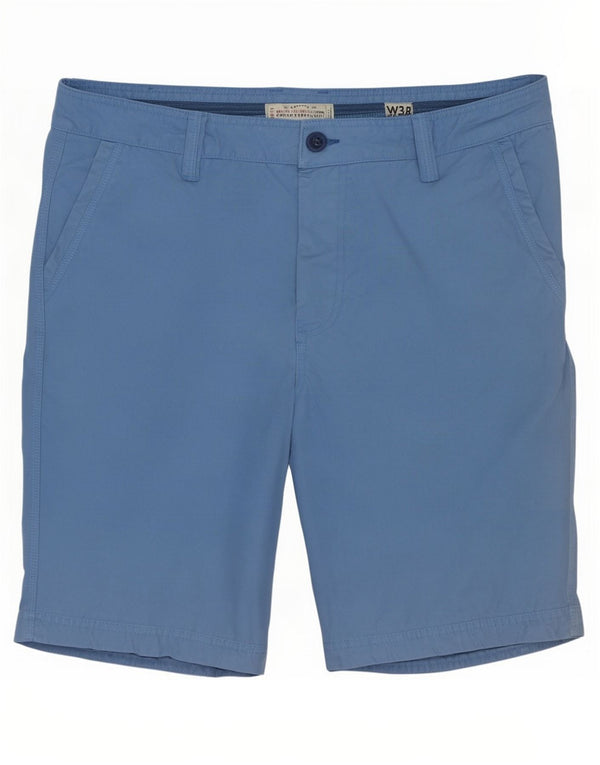 Shorts Chino Masculino Fat Face W38 XL Algodão Azul