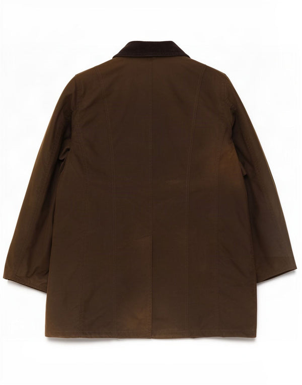 Sobretudo feminino de algodão encerado Barbour UK 20 2XL cáqui