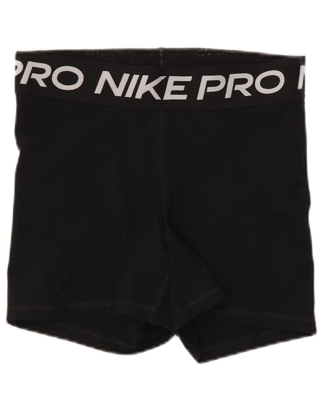 Nike Womens Dri Fit Graphic Sport Shorts UK 12 Médio Preto Poliéster