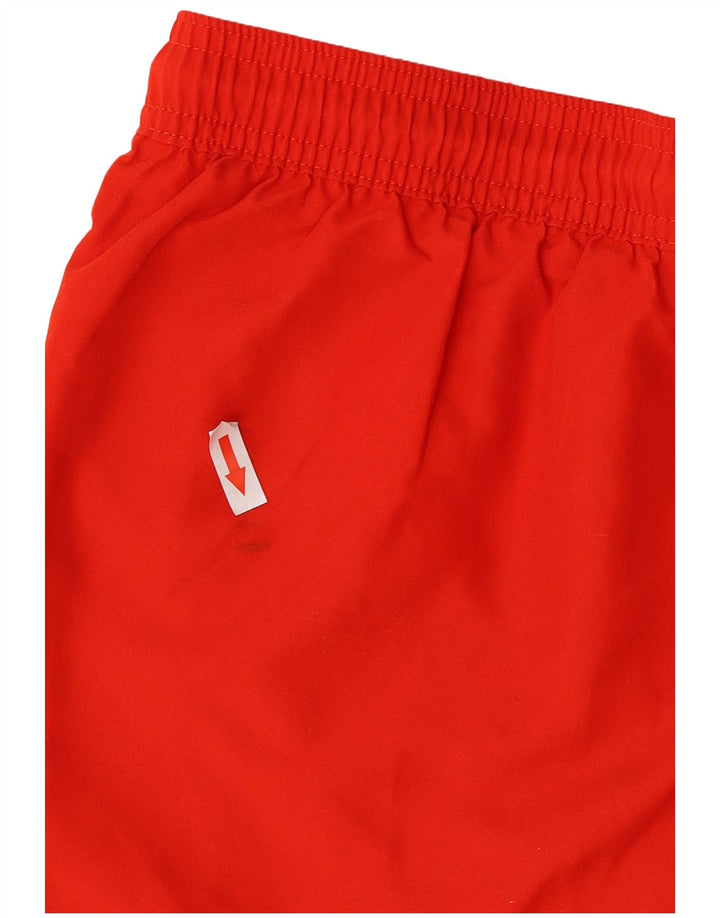 Shorts de natação masculino Calvin Klein gráfico pequeno poliéster vermelho