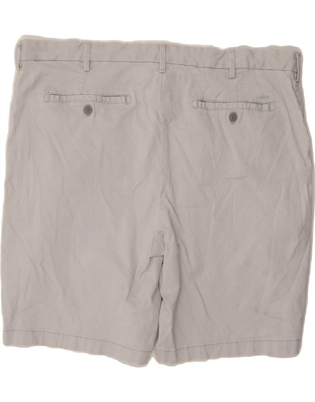 IZOD Mens Chino Shorts W42 2XL Grey Cotton Vintage Izod and Second-Hand Izod from Messina Hembry 