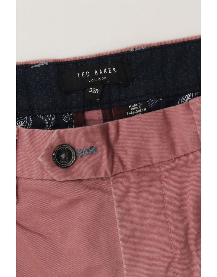 Shorts Chino Masculino Ted Baker W32 Médio Rosa