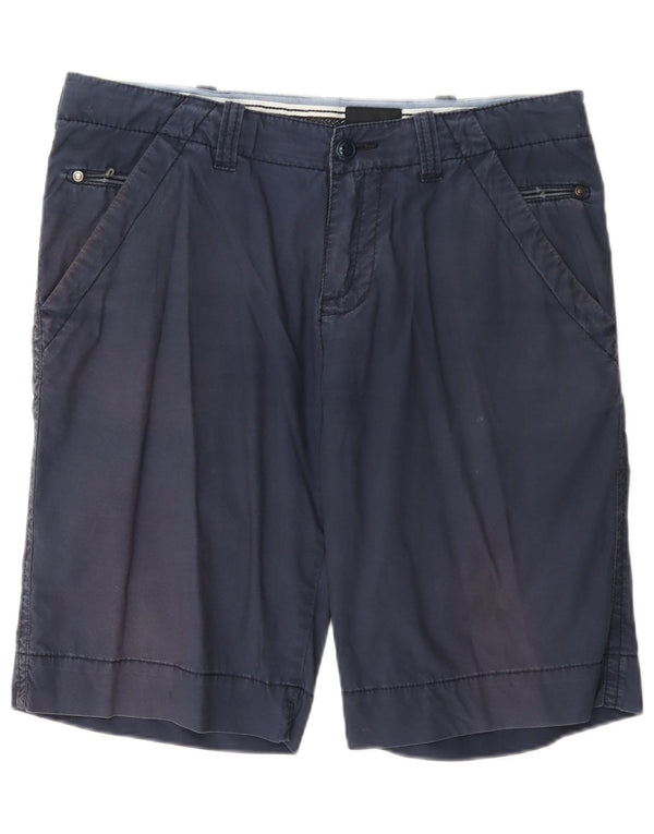 Calvin Klein Mens Chino Shorts W32 Médio Algodão Azul Marinho
