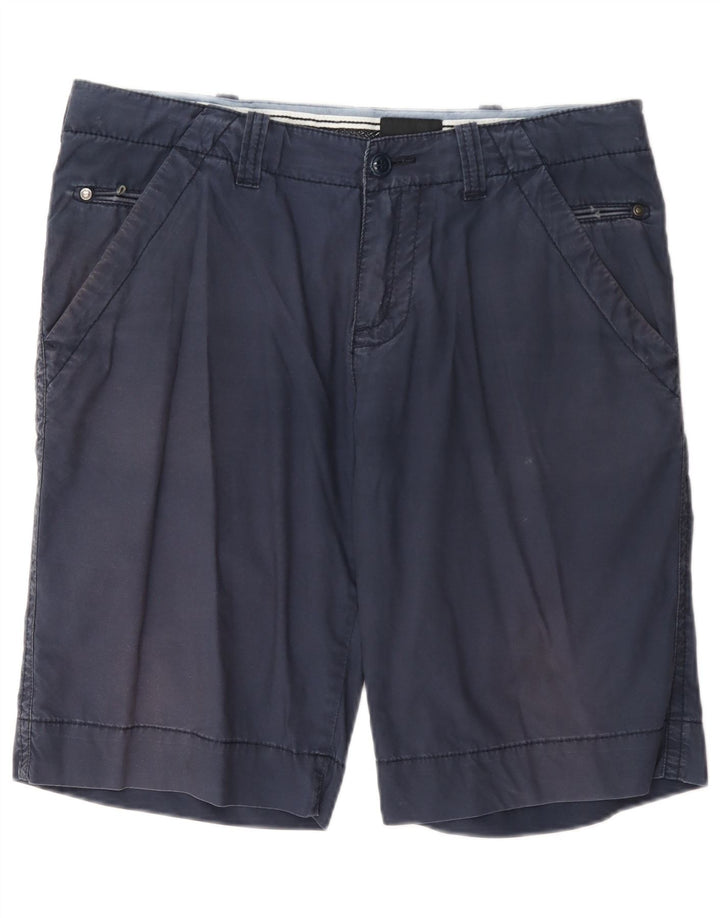 Calvin Klein Mens Chino Shorts W32 Médio Algodão Azul Marinho