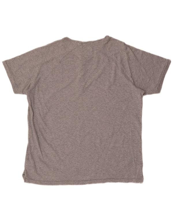 Camiseta masculina Tommy Hilfiger Top XL algodão cinza