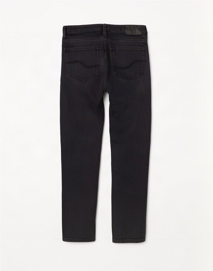 Fat Face Mens Jeans Slim W30 L30 Algodão Preto