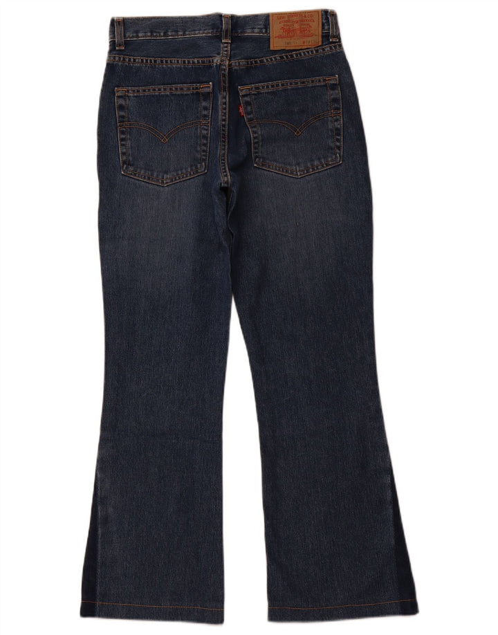Calça jeans feminina LEVI'S 525 Bootcut W28 L28 azul algodão