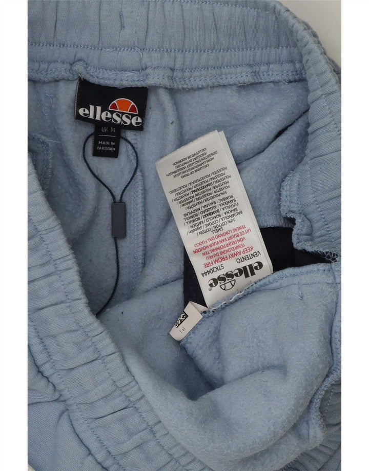 Shorts esportivos masculinos Ellesse algodão colorblock azul médio