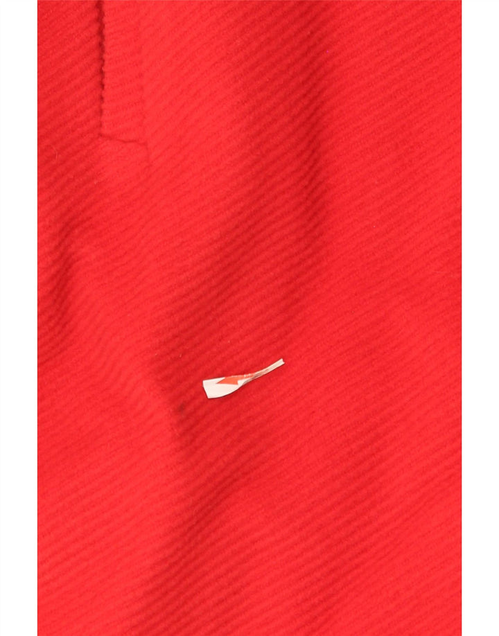 Sobretudo oversized feminino Valentino IT 40 pequeno vermelho colorblock lã
