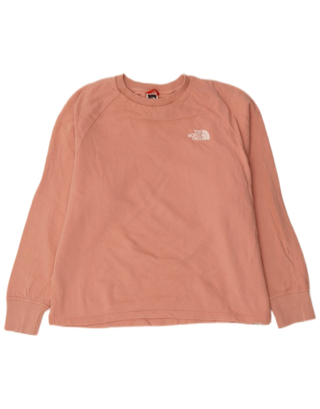 Suéter feminino oversized THE NORTH FACE Reino Unido 16 grande algodão rosa
