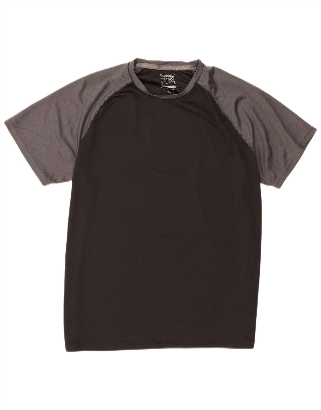 Camiseta masculina IsoCool Mountain Warehouse Top 2XL cinza Colourblock poliéster
