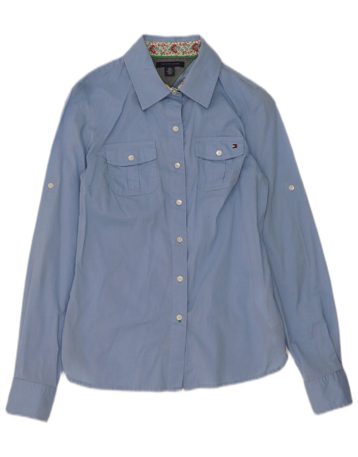 Camisa TOMMY HILFIGER Mulher UK 6 XS Azul Algodão