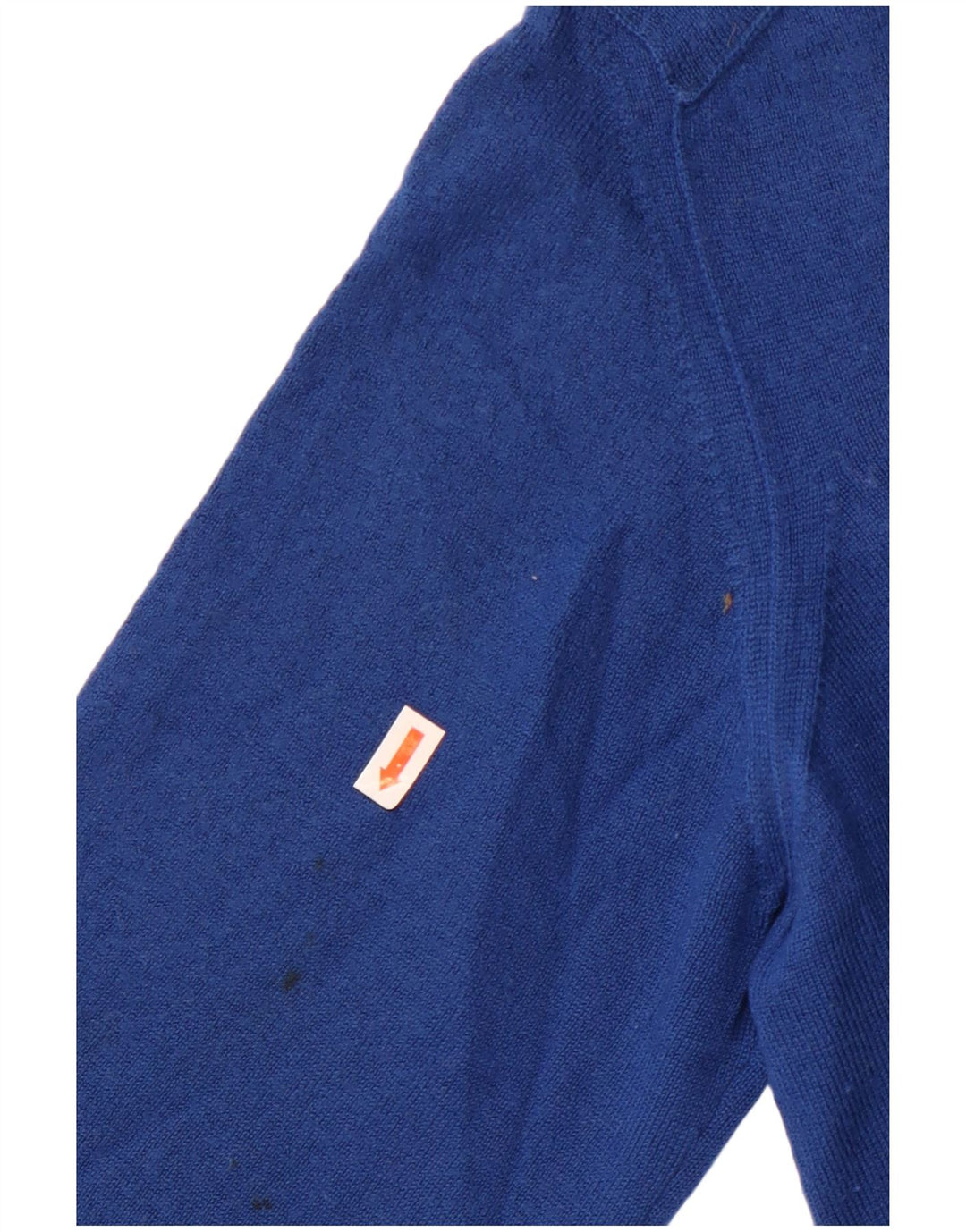 Suéter feminino Marks & Spencer Autograph com decote em V Reino Unido 16 grande azul