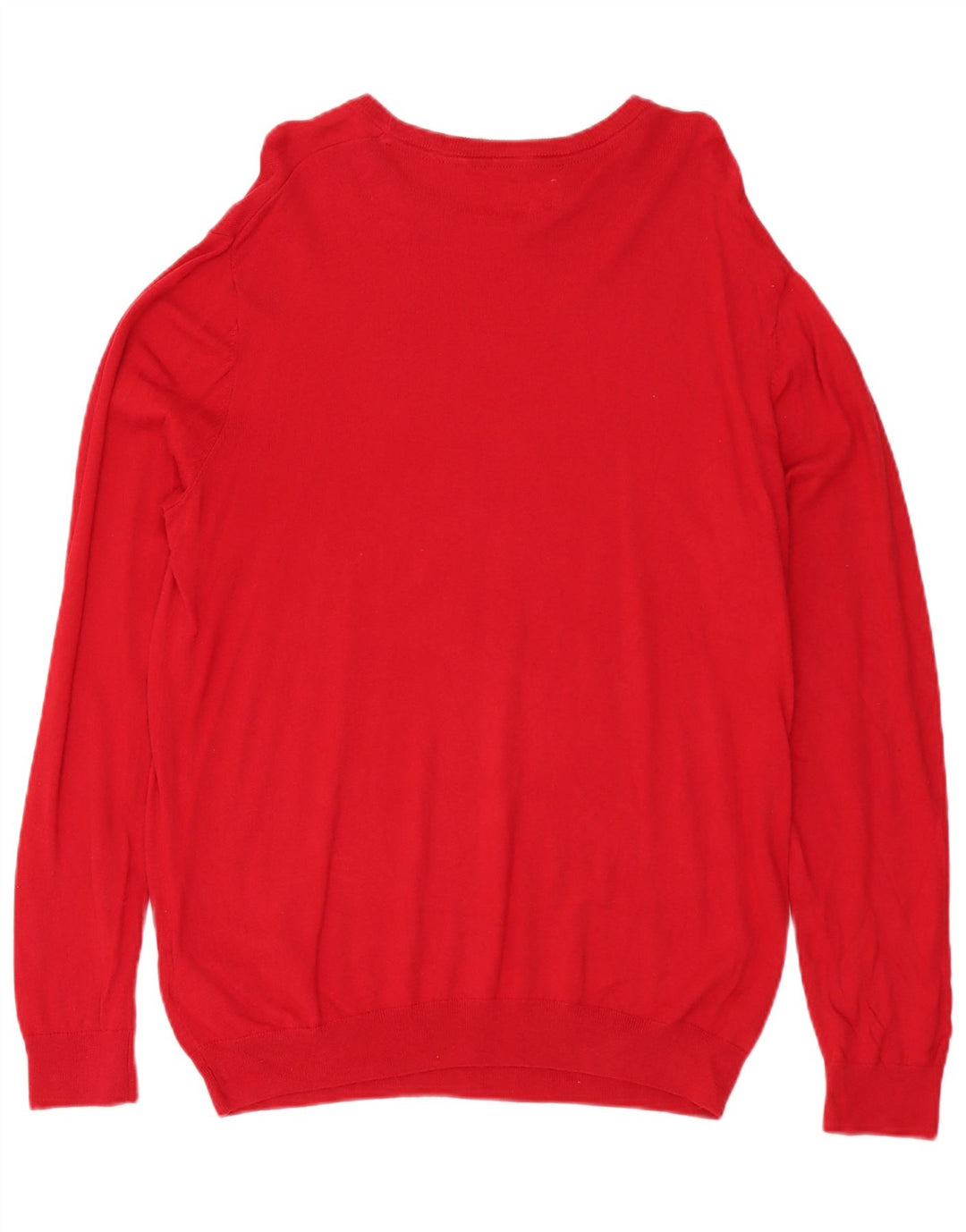Wrangler Suéter masculino com gola canoa 2XL algodão vermelho