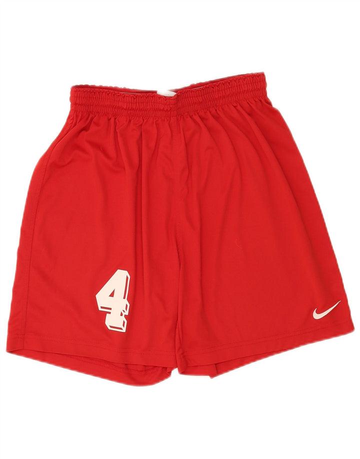 Shorts esportivos gráficos masculinos Nike grande poliéster vermelho