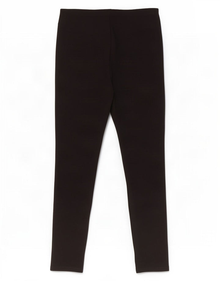 Zara Leggings Crop Feminino UK 12 Médio Preto