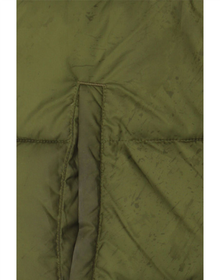 Jaqueta masculina acolchoada com capuz ELLESSE UK 36 poliéster verde pequeno