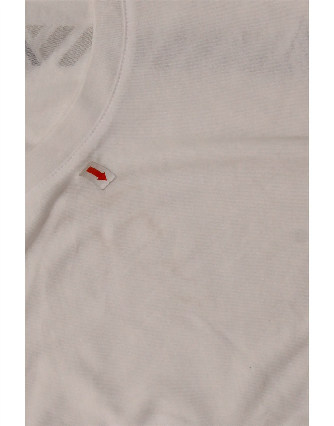 Camiseta feminina NEW BALANCE Crop Graphic UK 10 algodão branco pequeno