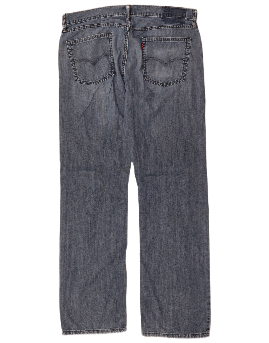 Jeans retos femininos Levi's W36 L34 algodão azul