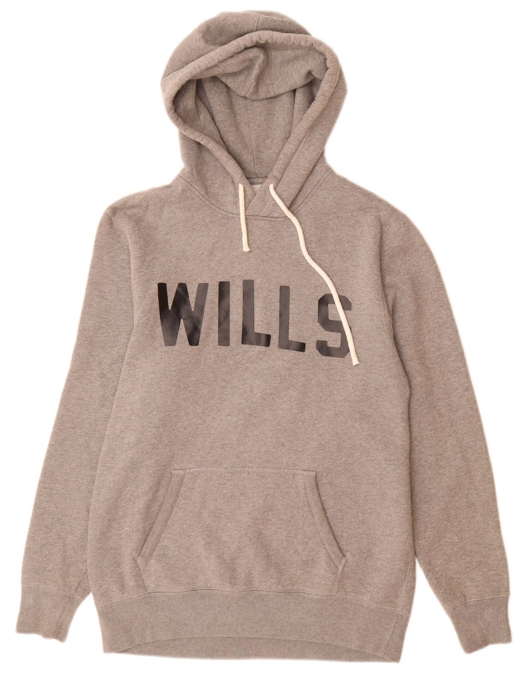 Jumper com capuz gráfico masculino JACK WILLS XS algodão cinza