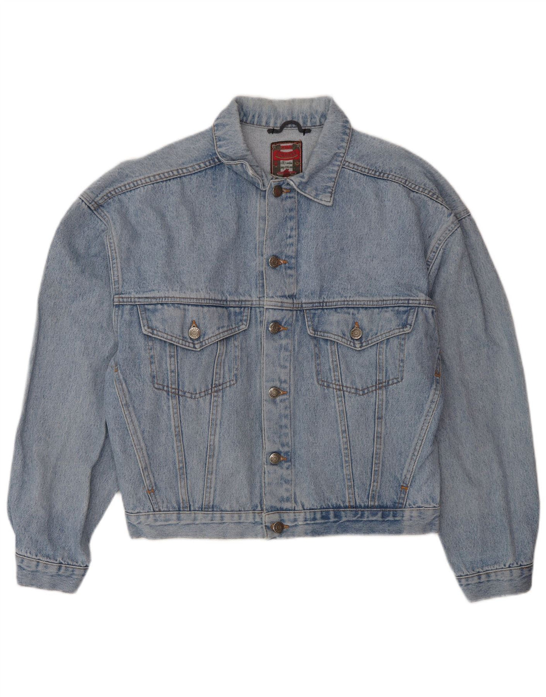 Jaqueta jeans masculina VINTAGE UK 38 azul médio