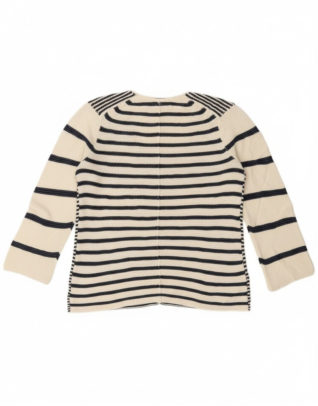 Suéter feminino Tommy Bahama com decote em V UK 14 Médio Off White Náutico